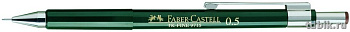 Карандаш механический 0.5 мм Faber-Castell TK-FINE, зеленый корпус