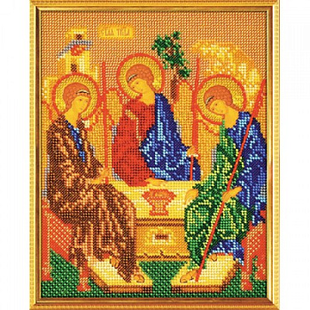 Вышивка бисером "Святая Троица" Кроше