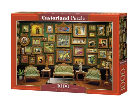 Пазлы 1000 дет. "Картинная галерея" Castor Land 9+