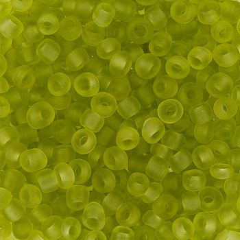Бисер круглый d=2 мм., 10гр/уп., цв. салатовый