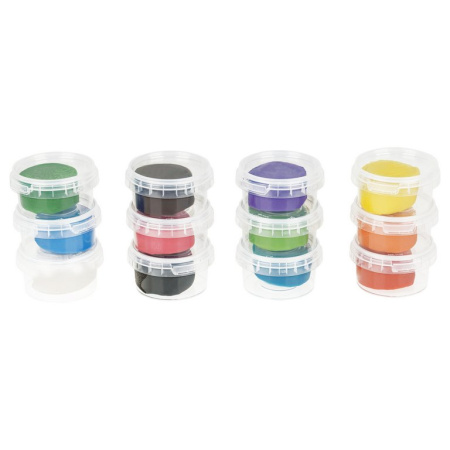 Тесто для лепки 12 цв. 720 гр Гамма "Малыш. Автобус"