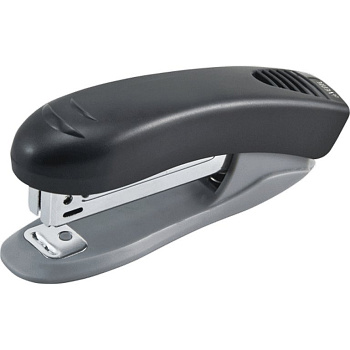 Степлер № 10 до 10л deVENTE "Stripe" чёрный с антистеплером