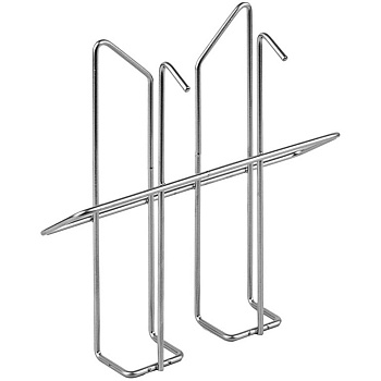 Карман навесной для стоек ПАРУС, А5, 160х160х40 мм, хром OfficeSpace