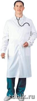 Спецодежда Халат мужской "Медицинский" р-р 60-62  цвет белый