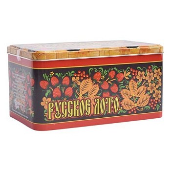 Игра настольная Лото "Русское лото" в жестяной коробке Нескучные игры