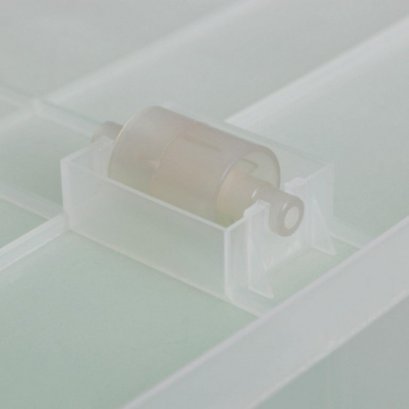 Контейнер для хранения, 75 л. 700х500х380 мм Darel Box пластиковый с крышкой, прозрачный/мятный