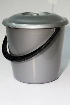 Ведро пластиковое с крышкой 10 л.