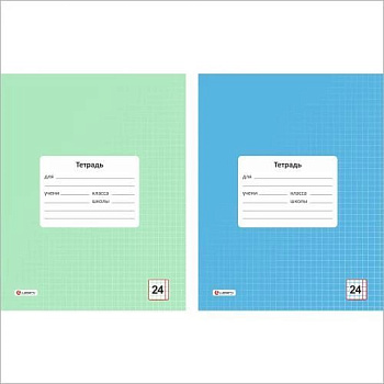 Тетрадь 24 лист кл. А5 "Классная" обл.- мел.картон, ассорти, Lamark