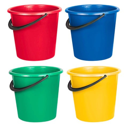 Ведро пластиковое без крышки 10 л., хозяйственное, шкала, LAIMA