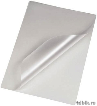 Пленка для ламинирования А4 216*303 100 мкм (100 шт) матовая