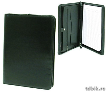 Папка "Alliance" натур. кожа, черная