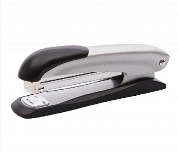 Степлер 24/6 до 30л металлический, Lamark Ulrich, серый с антистеплером