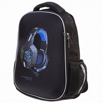 Рюкзак каркасный для мальчика Hatber ERGONOMIC light "Играй!" 29*38*12см 3D эффект