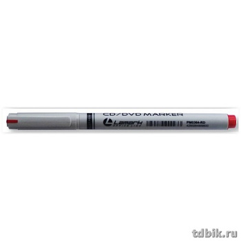 Маркер для CD 0,5-0,9мм Lamark, перманентный, красный