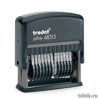 Нумератор 3,8 мм 13 разр. Trodat, в пластм. оснастке