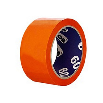 Скотч цветной оранжевый 48 мм *66 м, 45 мкм Unibob