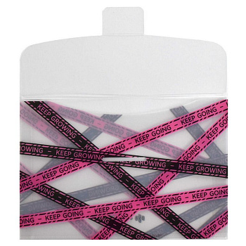 Папка-конверт с клапаном А5 пластик "Мотивационный Слоган" Феникс+