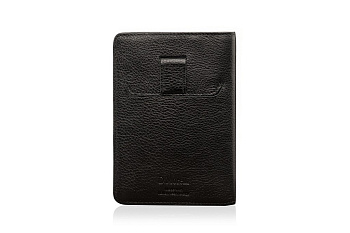 Футляр для заграничного паспорта D.Morelli "Black", нат. кожа