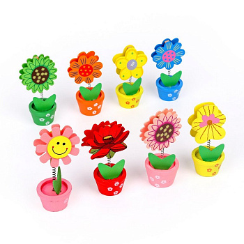 Мемо-клип  "Цветочная полянка" микс