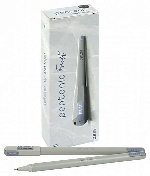 Ручка гелевая Linc Pentonic 0,6мм черная (однораз., линия 0,3мм) игольч.