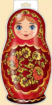 Плакат оформительский "Матрешка" А4
