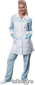 Спецодежда Костюм "Биоритм" р-р 40-42/170-176, цвет бело-голубой