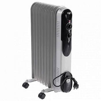 Обогреватель масляный РЕСАНТА ОМПТ- 9Н, 9 секций, 2000Вт, белый