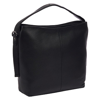 Сумка женская Dr.Koffer 29х30х10см см, нат.кожа черная