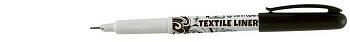 Маркер для ткани 0,6-0,8мм Centropen "Textile Liner" черный игольчатый