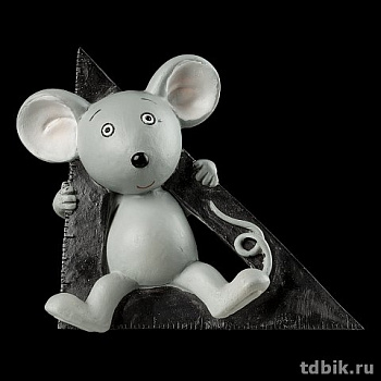 Магнит "Канцелярская мышь" 6см
