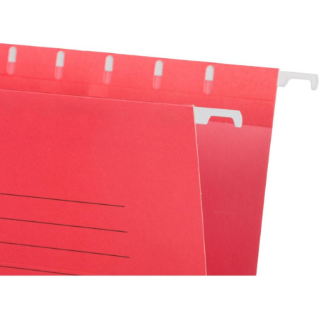 Папка подвесная Attache Foolscap 365x240 мм красная (5шт/уп)