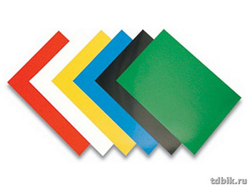 Обложки А4 глянец, красные (100 шт), 250г/м2