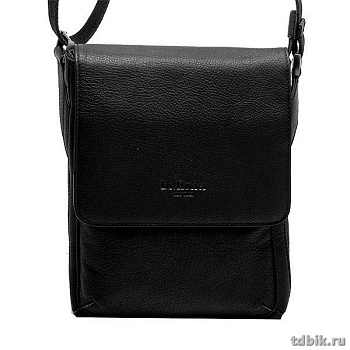 Сумка мужская Dr.Koffer 25*28*7см, на плечевом ремне, черная