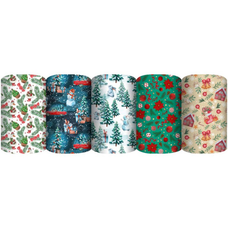 Бумага упаковочная НГ 70*100см  в рулоне (ассорти)