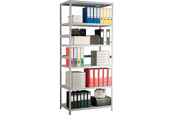 Стеллаж металлич. архивный с 6-ю полками (2000*1000*600мм) MS Standart