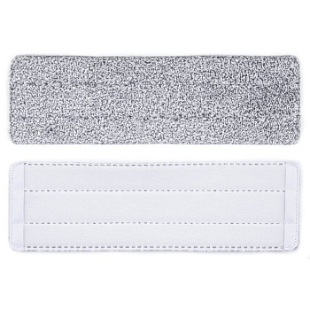 Моп для швабры MILEY EASY (микрофибра) 32,5*10 cм кармашки с 2-х сторон