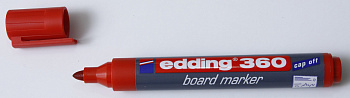Маркер для доски Edding 3мм красный круглый (заправляемый)