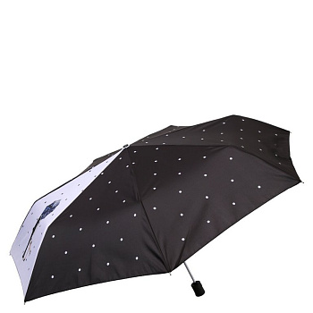 Зонт женский суперавтомат Fabretti, мини , 3 сложения, эпонж