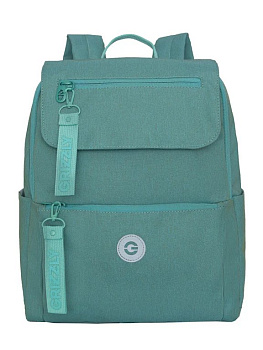 Рюкзак молодежный женский Grizzly 33*39*14 см мятный
