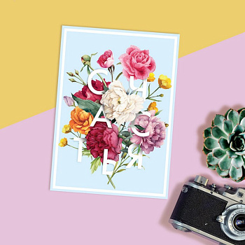 Открытка-малышка  "Счастья"