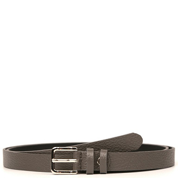 Ремень FABRETTI женский, натуральная кожа, размер 120, серый