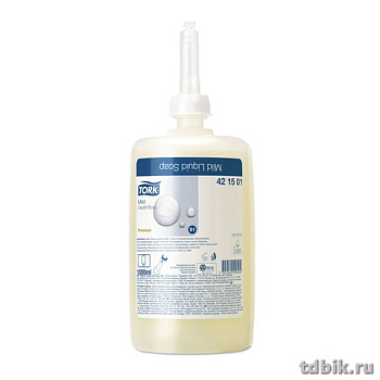 Мыло жидкое д/диспенсера 1л Tork Premium (S1)
