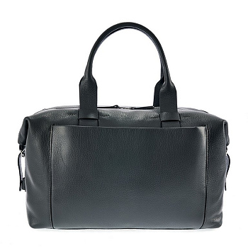 Сумка дорожная Dr.Koffer 42х28х18см нат. кожа, темно-серый