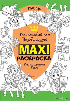 Раскраска А4 "Рыцари" 16 стр Росмэн
