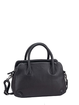 Сумка женская Dr.Koffer 28х19х13см см, нат.кожа черная