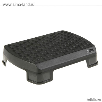 Подставка для ног Стамм 432*98*335мм, пластик, цв. черный