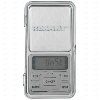 Весы электронные карманные REXANT 72-1001 серебристый