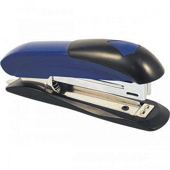 Степлер № 10 до 12л Attomex сине-черный с антистеплером