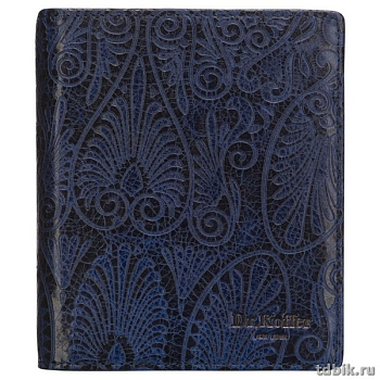 Визитница Dr.Koffer 13*11см на 48 визитки, синяя