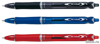 Ручка шариковая авт. Pilot ACROBALL 0,7мм, синяя (стерж.115мм, линия 0,28мм)